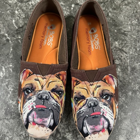 Bobs By‎ Sketchers  Bulldog Shoes Size 6 - Picture 1 of 10
